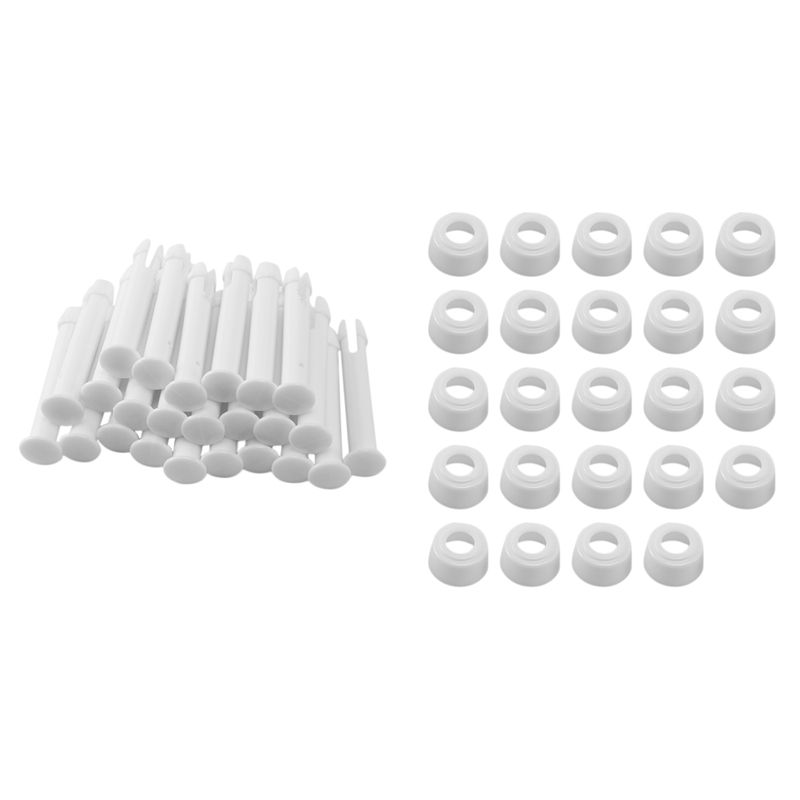 24Pcs ABS Pool Joint Pins, 6cm/2.36in Cap Set Seals for Intex Swimming Pool Replacement Parts 28270-28273