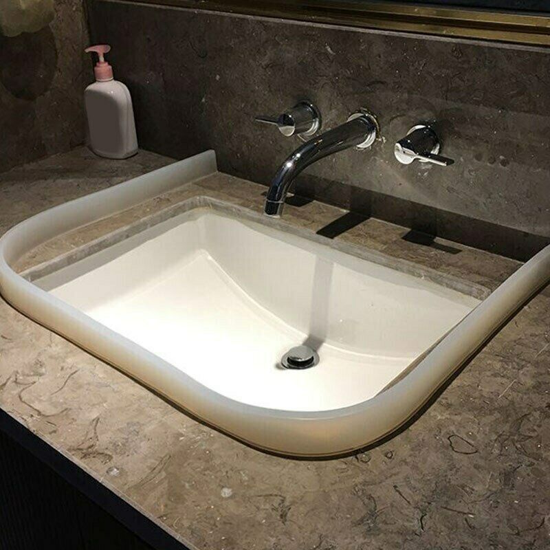 Flexible Bathroom Water Stopper Flood Barrier Rubber Dam Silicon Water Blocker Dry and Wet Separation Home Improve 50CM