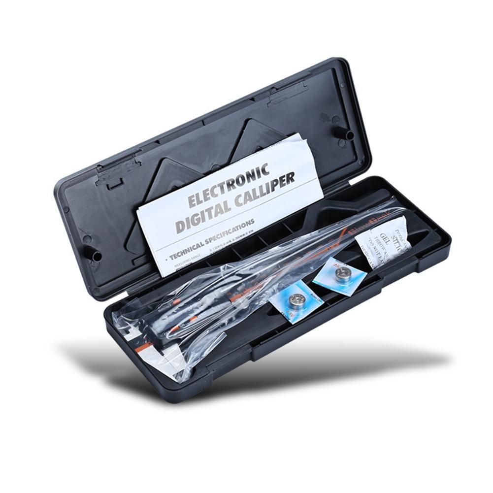 Digital Caliper Stainless Steel Electronic Measuring Tool Precision Fractional Measurements with Large LCD Vernier Caliper