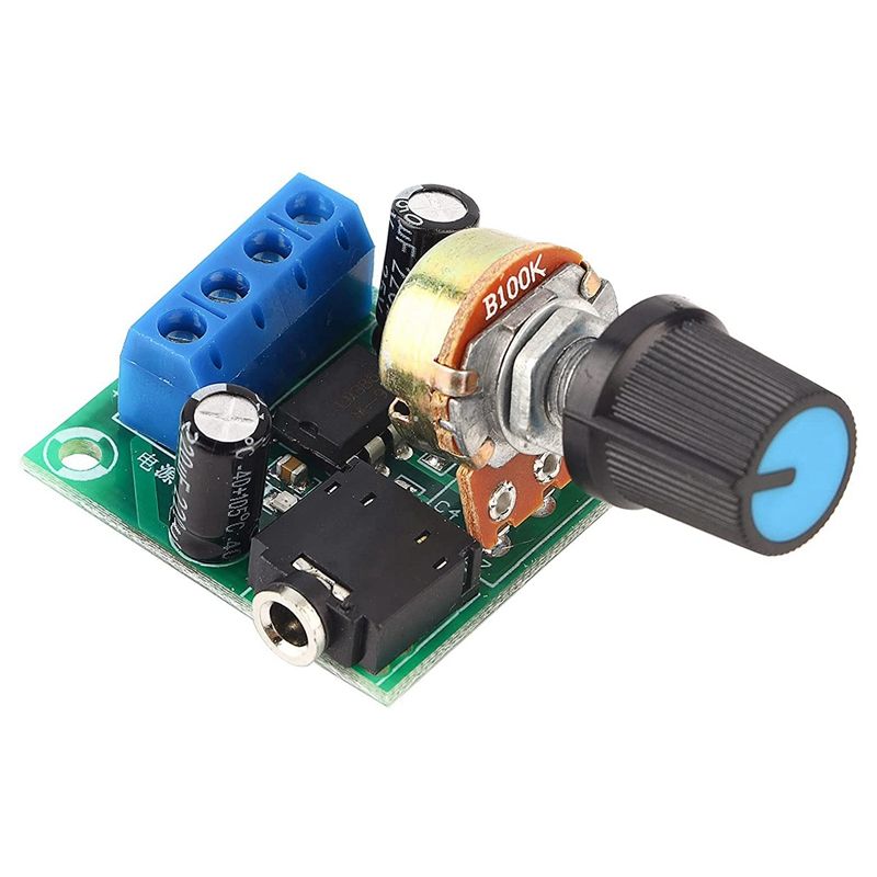 JAERBEE LM386 Super Mini Amplifier Board, 3V-12V, 0.5W-10W Speaker Low Noise Power Consumption, for Speaker Audio System DIY