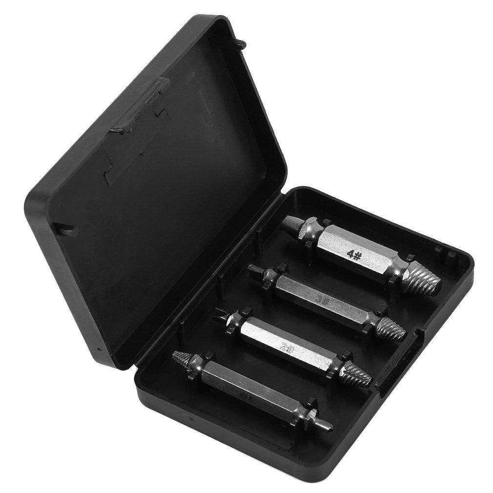 Professional 4pcs/set Broken Screws Extractor Broken Bolt Remover Easy Out Set