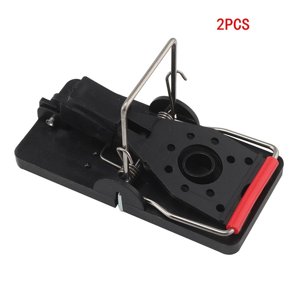 Reusable Rat Catching Mice Mouse Traps Mousetrap Bait Snap Spring Rodent Catcher Pest Control（2PCS(Red)）