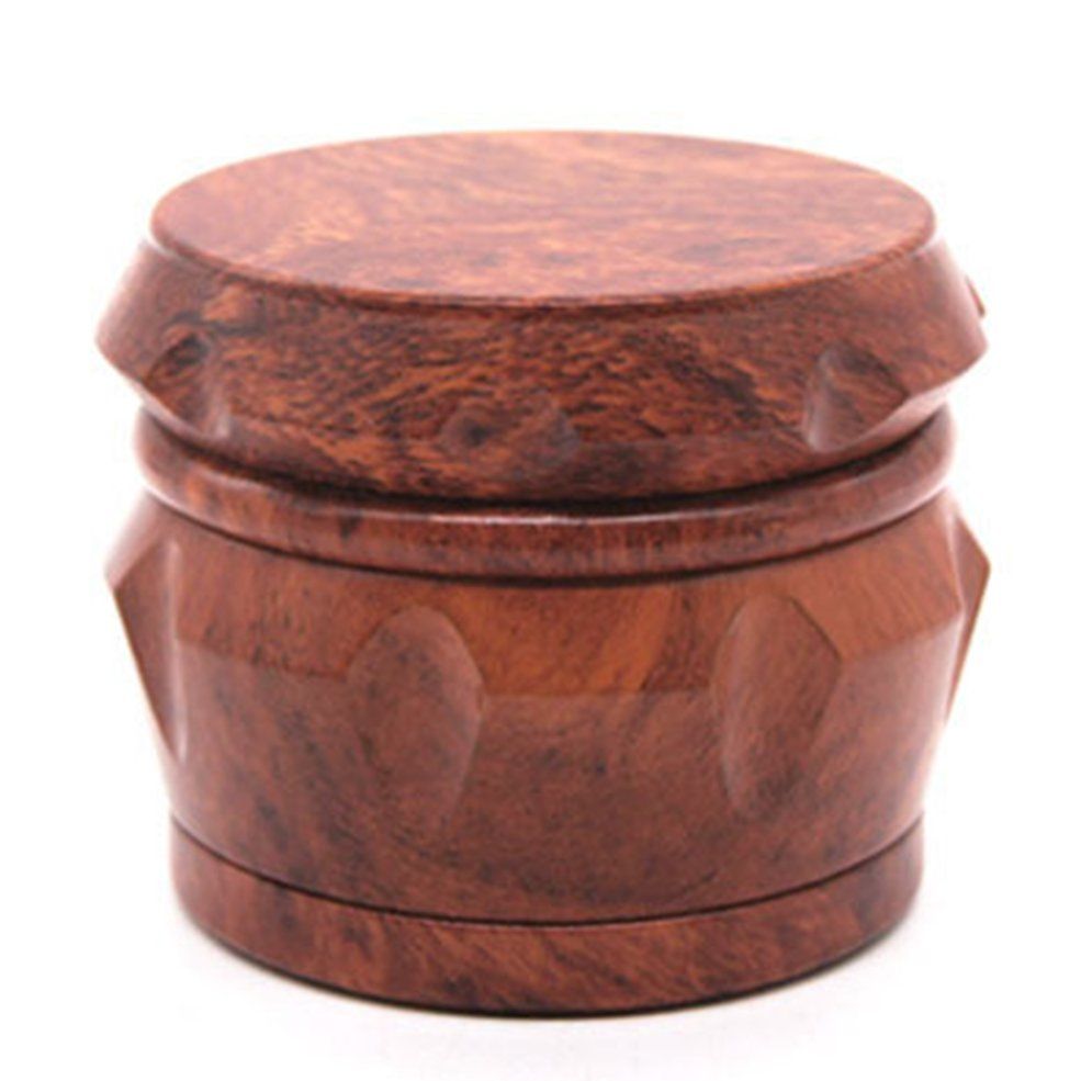 Wooden Grain Resin  4 Layers Machine Herb Grinder ing Tools
