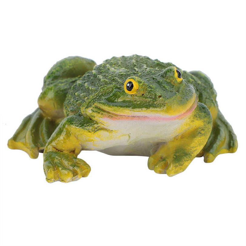 Frog Garden Decoration Resin Animal Figurine Lawn Yard Ornaments