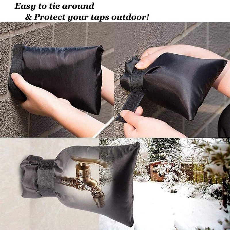 BRADOO Faucet Protector Outdoor Faucet Protective Cover Anti-Freeze/Snow/Rain/Frost Cover for Garden and Outdoor Faucet