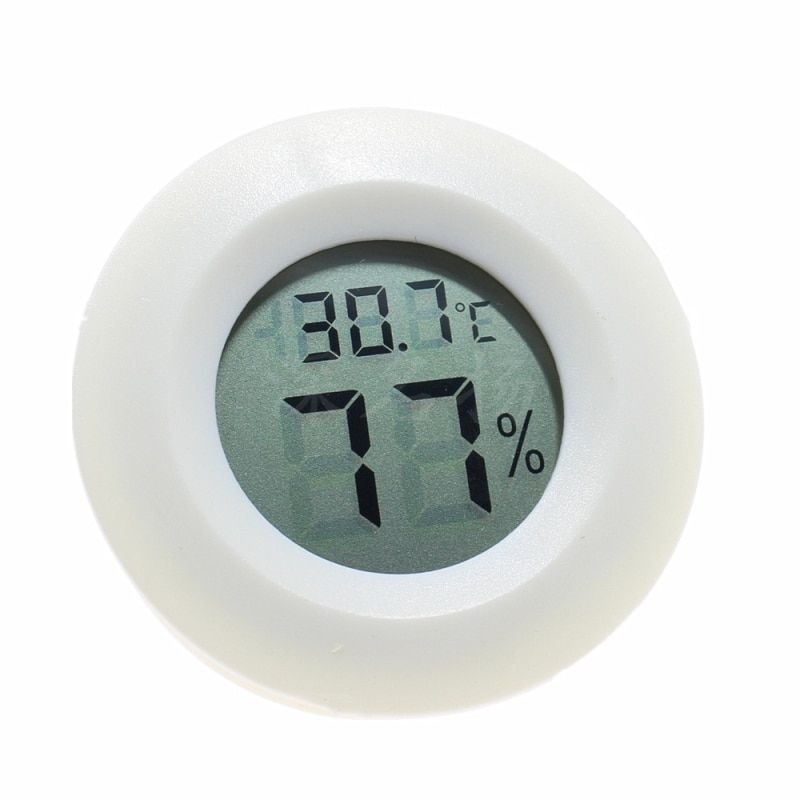 1pcs Home Mini LCD Digital Thermometer Hygrometer Fridge Freezer Tester Detector Thermograph Pet Car Tature Humidity Meter