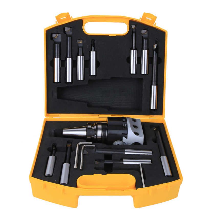 CNC Boring Cutter Set High Hardness 40CR Milling Tools Kit F1-18 75mm Head Diameter