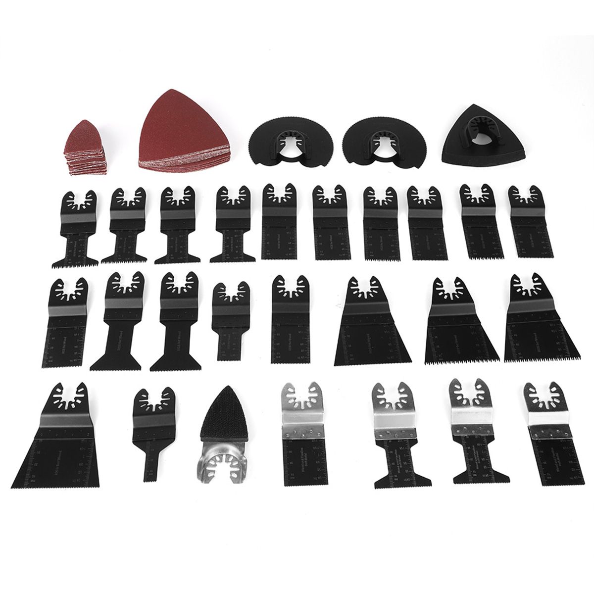 68pcs/set Oscillating Saw Blade Multiple Tool Kit Multifunctional Oscillating Saw Web Kit Power Tools Repair Machine Accessories