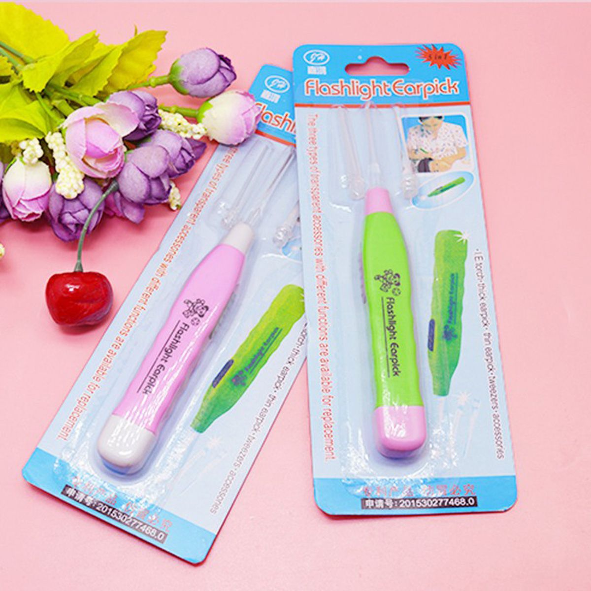 NeW LED Light Ear Cleaner Flashlight Earpick 2 pices combo