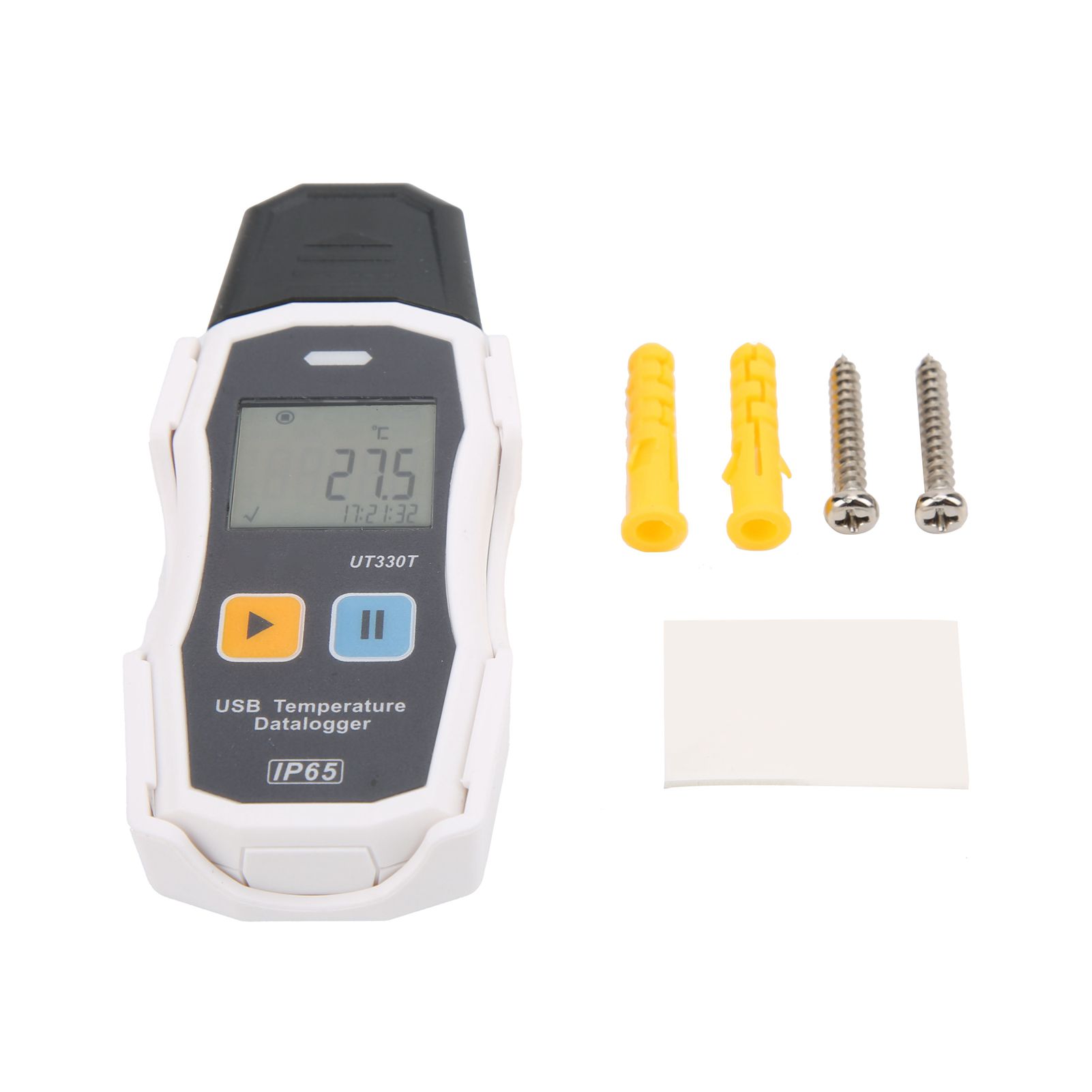 Temperature Humidity Gauge Recorder Durable Automatic Storage ABS High Accuracy