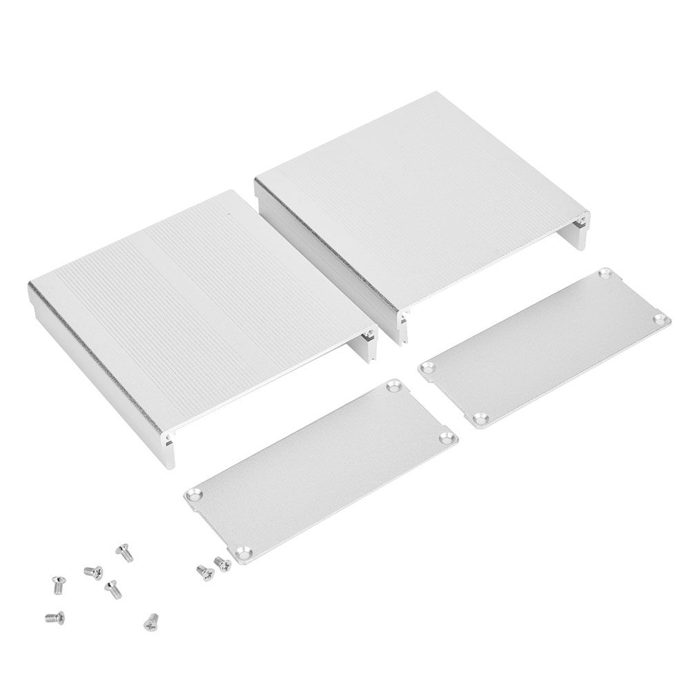 Electronic DIY Aluminum Cooling Box Split Type Enclosure 40x97x100mm for GPRS Controller Circuit Board