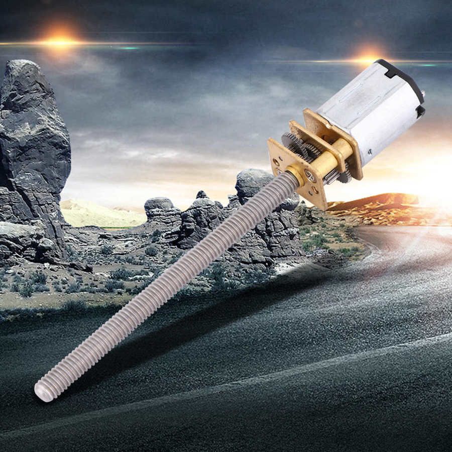 M4x55mm 12V Lead Screw Speed Reduction Motor N20 Gear Rod 2.17in Spindle Length