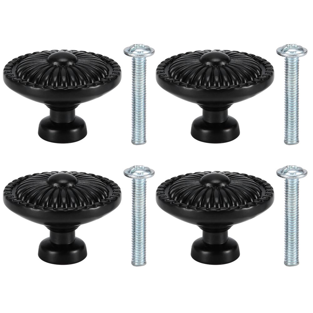 Practical 1.3x1.3x0.9in Zinc Alloy Door Handle Durable Easy Install Knob Kitchen Office Bathroom Bedroom