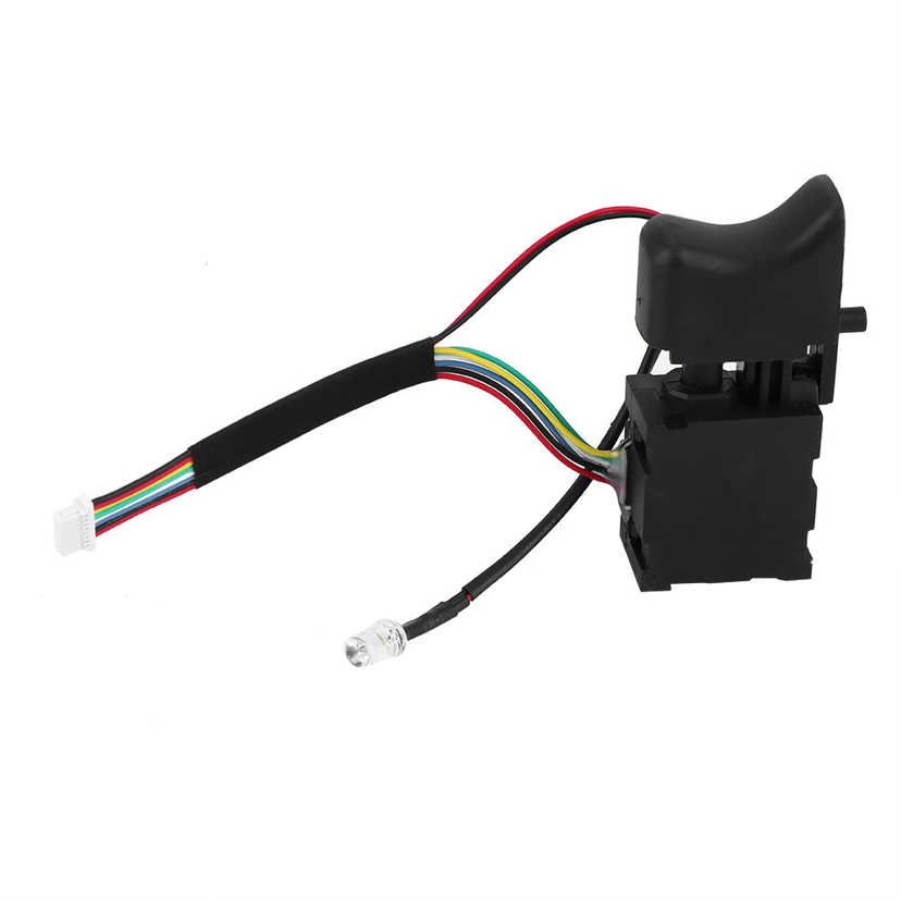 Electric Drill Dustproof Speed Control Push Button Trigger Switch DC 7.2-24V New