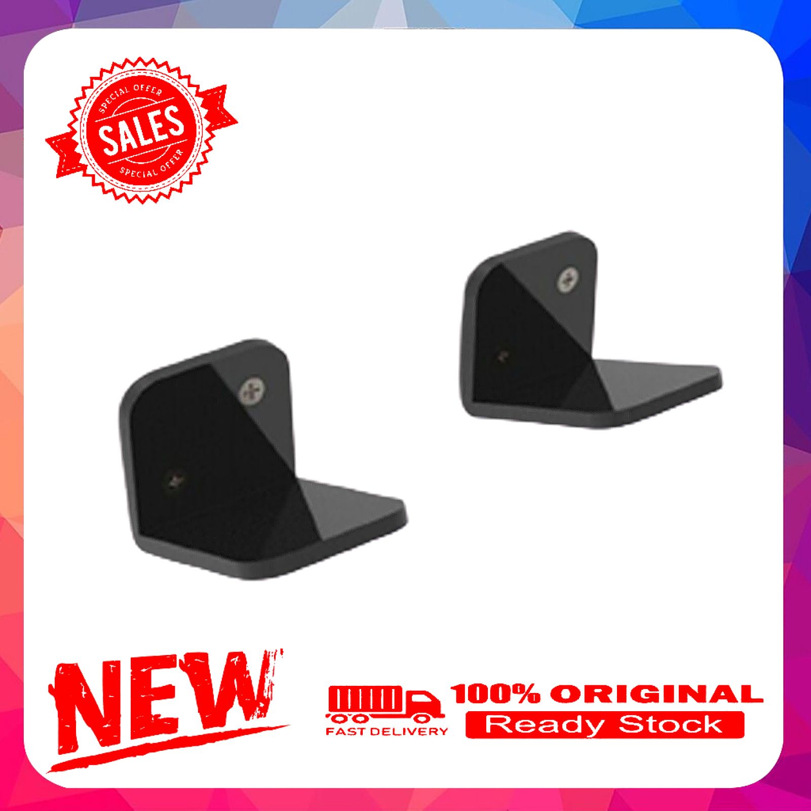 2Pcs/Set Skateboard Longboard Brackets Holder Shelf Wall-mounted Storage Rack