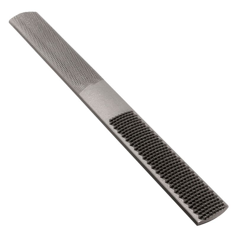 4 in 1 8 inch Carbon Steel Carpentry Woodworking Wood Rasp File Mill Tool 200mm