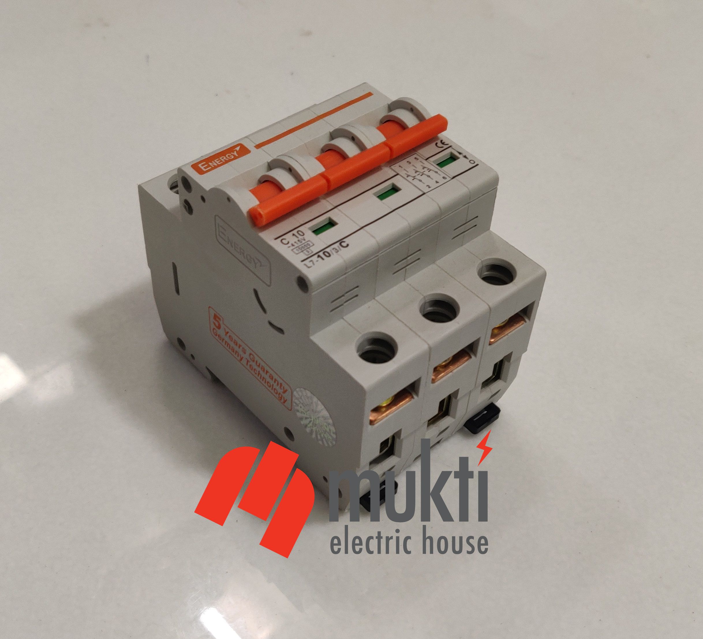 Energy MCB TP 6A 10kA Miniature Circuit Breaker Three Pole 3P