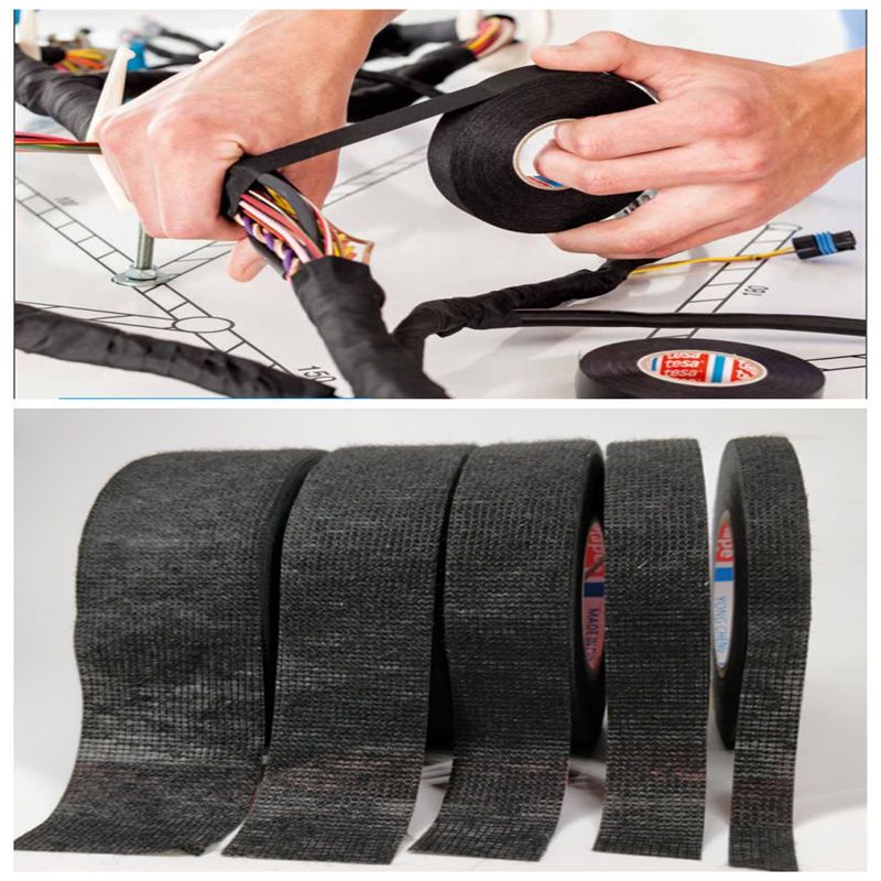 Heat-resistant Wiring Harness Tape Looms Wiring Harness Cloth Fabric Tape Adhesive Cable Protection