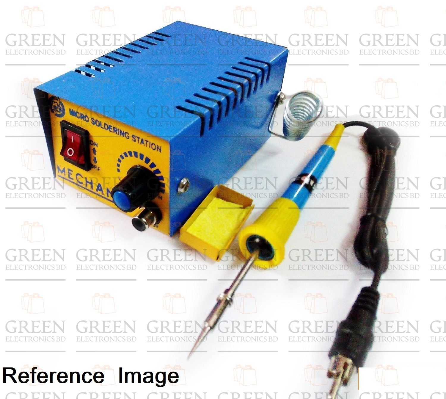 Micro Soldering Iron Station 220v 12w With Adjustable Temperature Controlled Power Unit With Slide On Pencil Tip Type Replaceable Bits 12W Temperature Controlled