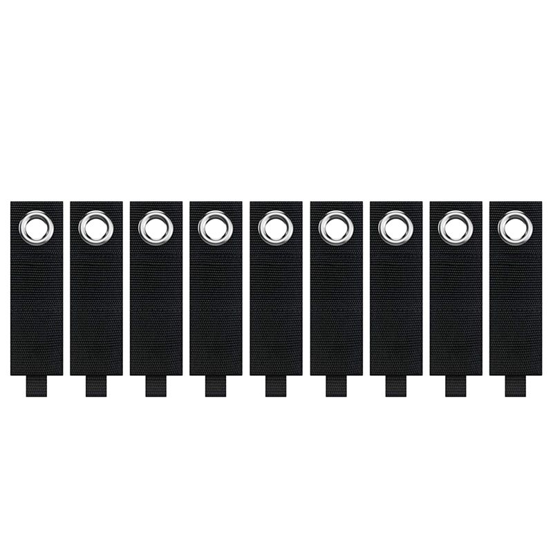 9 Pack Extension Cord Holder Organizer Heavy-Duty Storage Straps Hook and Loop for Garage Organization - Large