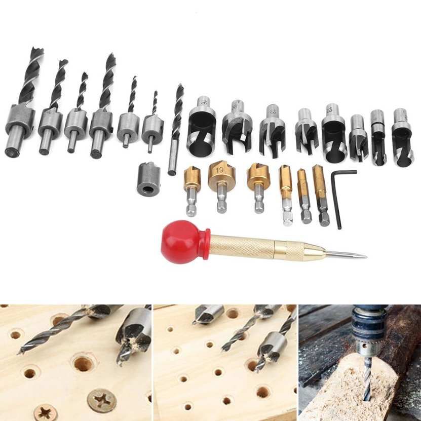 Woodworking Drilling Bit Chamfer Hole Countersink Drill Tools Industrial Supplies
