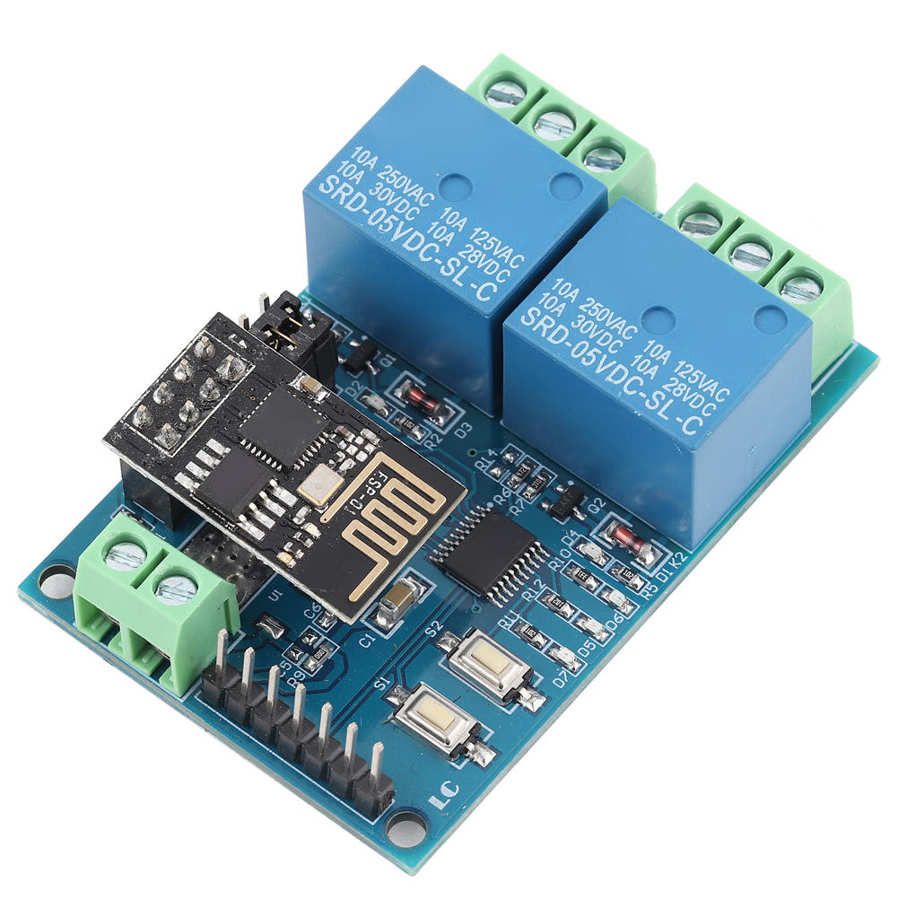 1pcs 5V Dual Channel WiFi Relay Module IOT Smart Home Phone APP Remote Switchs