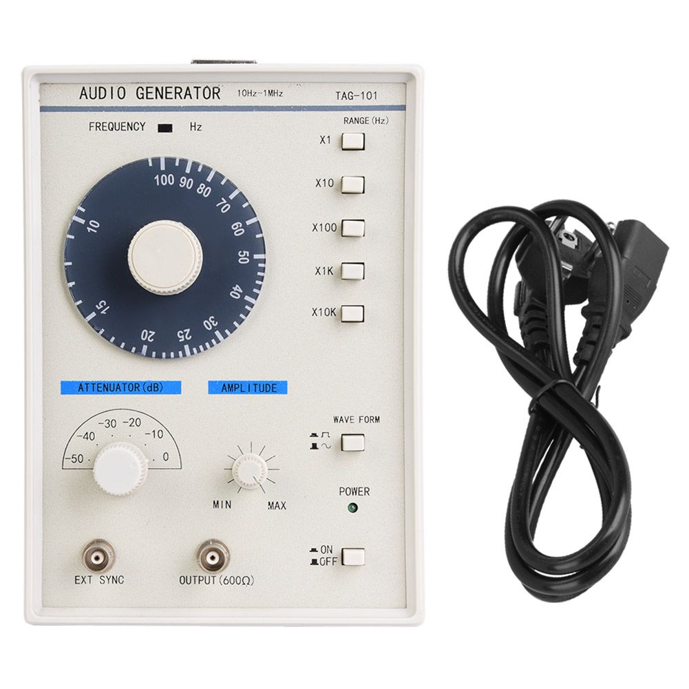 TAG-101 Audio Generator 10Hz-1MHz Low Frequency Signal for Maintenance 220V