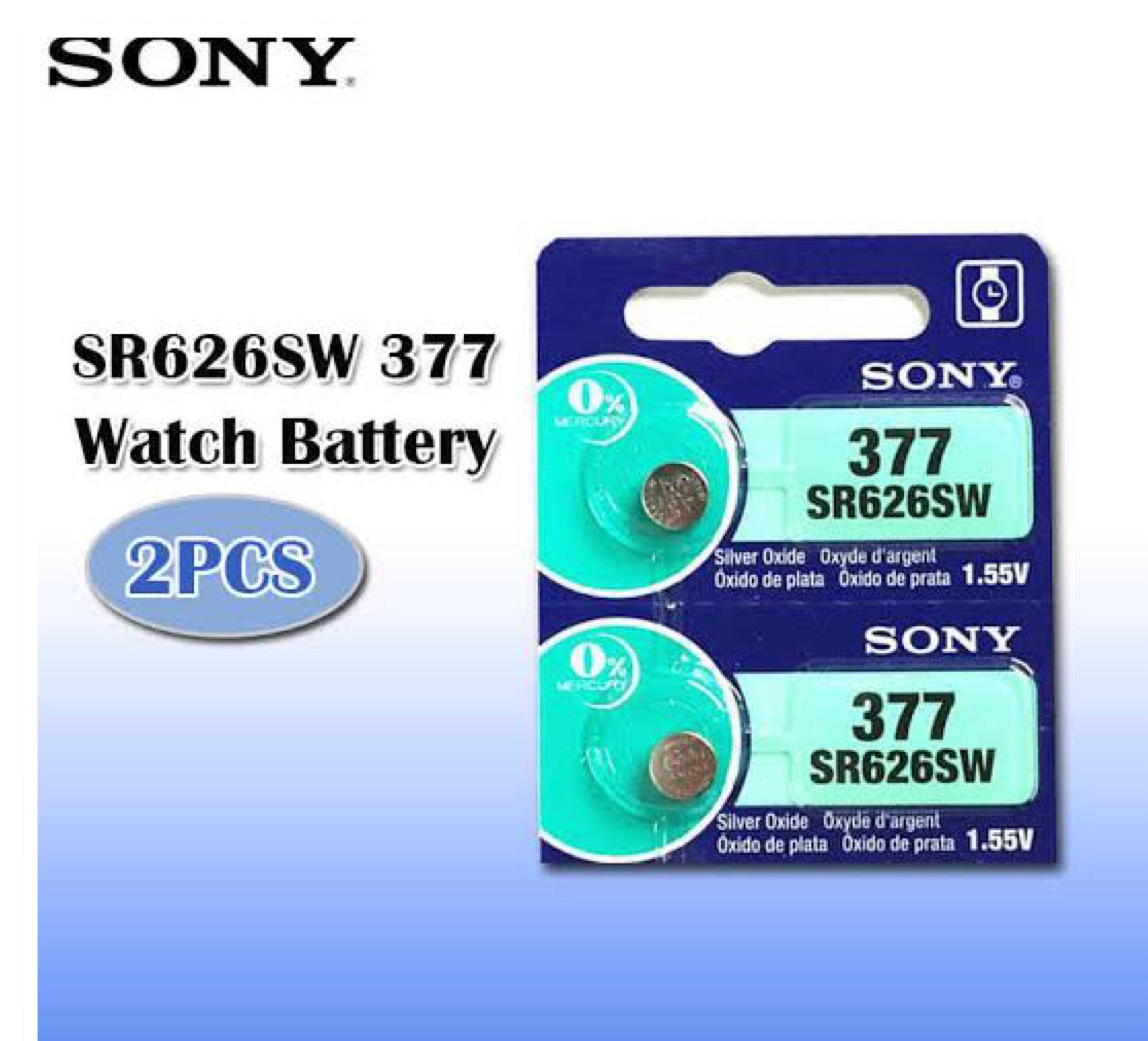 SR626SW Battery-(2 Pcs) SONY