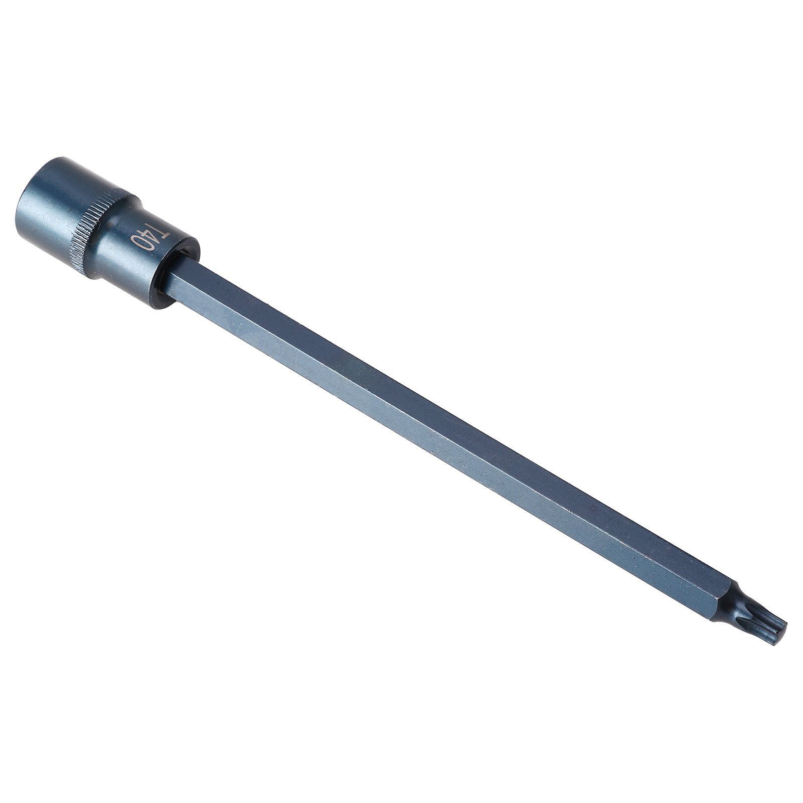 Star Hexagonal Quick Wrench S2 Alloy Steel Sleeve Bit 1/2X200Xt40Torx Screwdriver Set Blue Blister