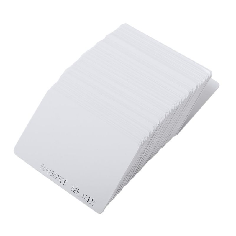 BRADOO- 50 pieces Intelligent Proximity EM4100 125kHz RFID Proximity Card Entry Empty ID Access