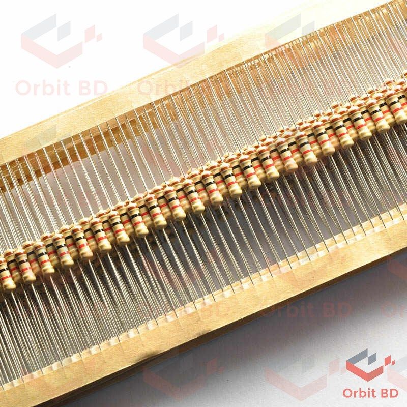 Carbon Film Resistor 680 Ohm 1/4W 5%-100Pcs