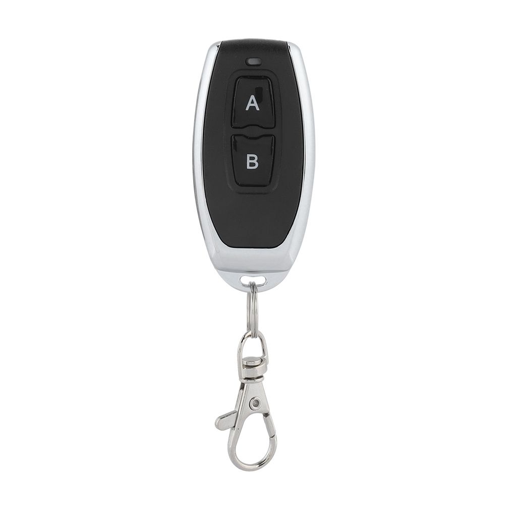 433MHz Wireless Transmitter AB Buttons Matal RF Learning Code Remote Control