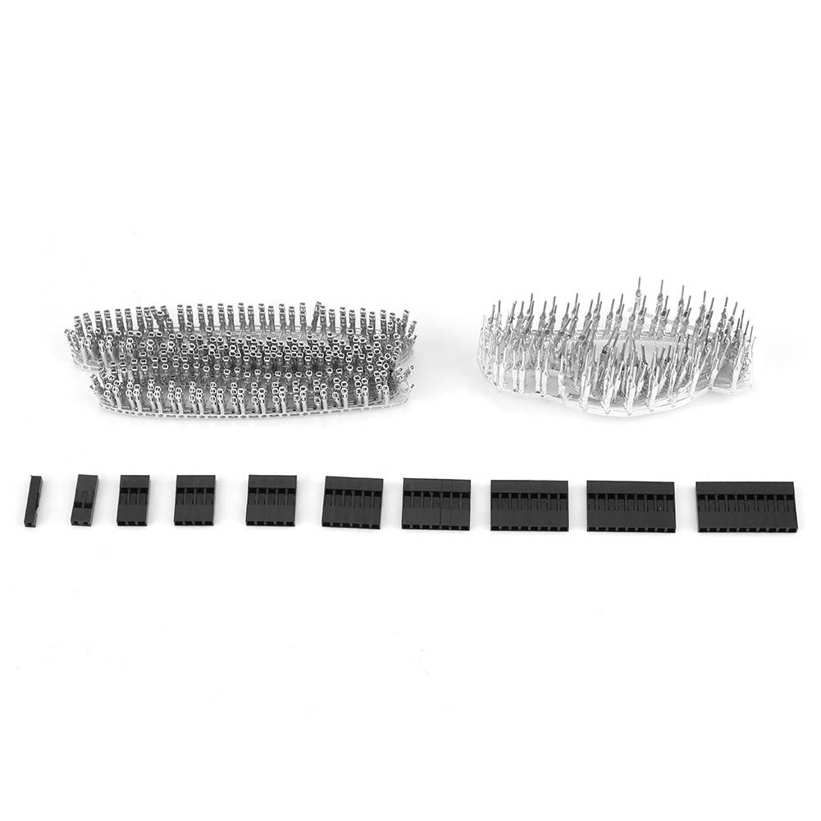 Hot 650pcs 2.54 Male Terminal Plastic Block Connector Set Boxed