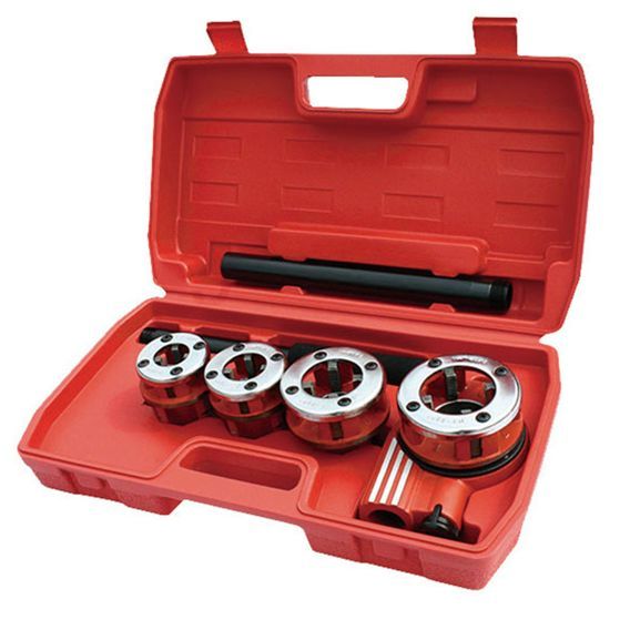 Ratchet Die Stock 62w / Manual Ratchet Threader 1/2"-1 1/4′′ Hl-62w heavy duty Ratchet Hand Pipe Threader Die Tool as a picture