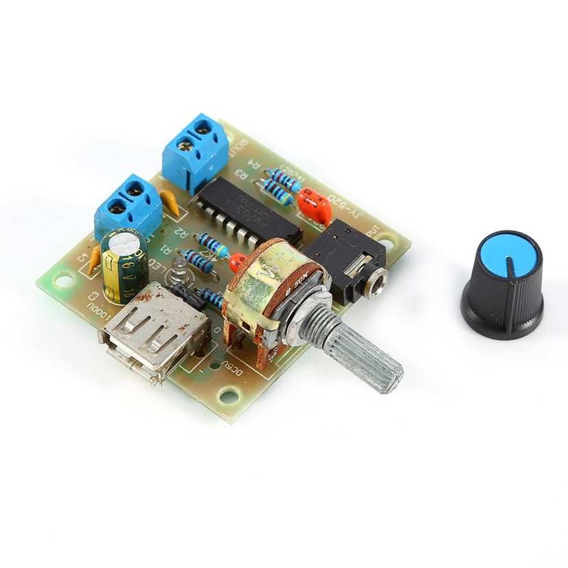 PM2038 4Ω 5W USB Amp Amplifier Board Audio Power Module +LED Indicator