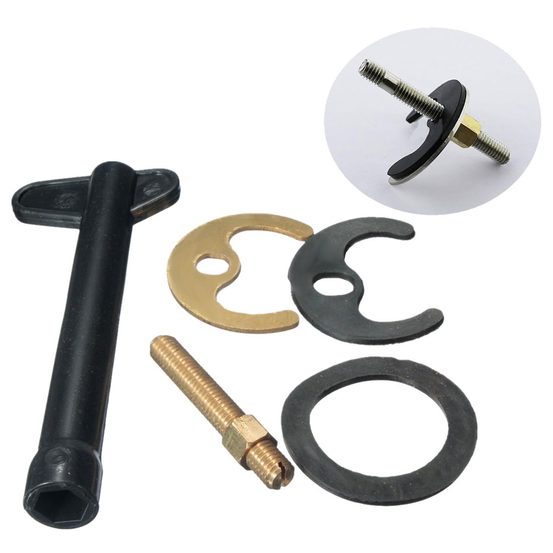 Individual M8 Basin Washer Sink Monobloc Mixer Tap Fixing Fitting Kit Bolt Kitchen Bracket