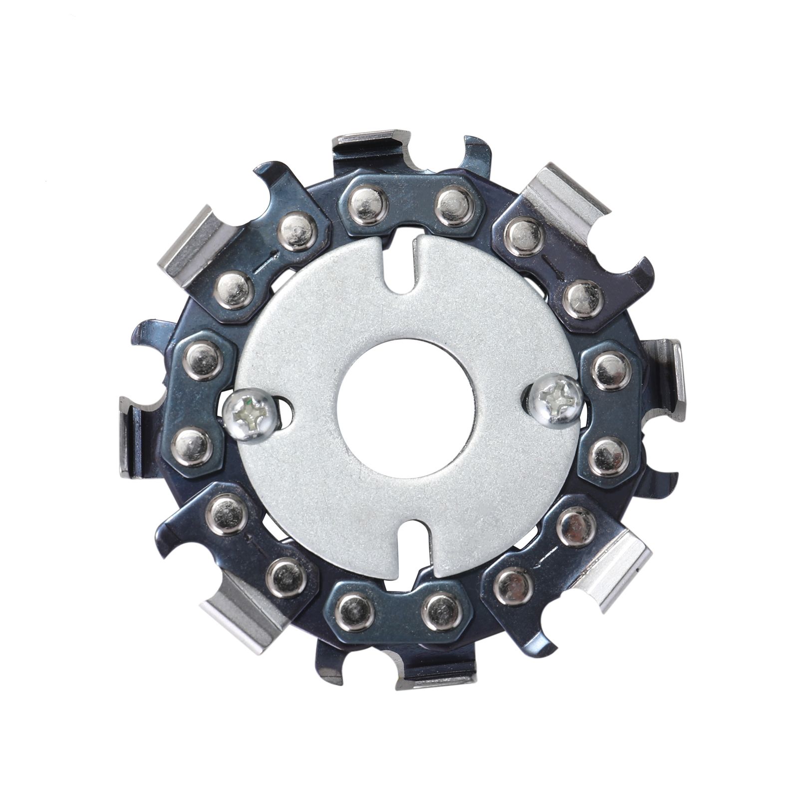 Steel Woodworking 2.5 Inch 8 Link Circlet Wood Carving Cutting Disc for Angle Grinder Carving Shaping Cutting