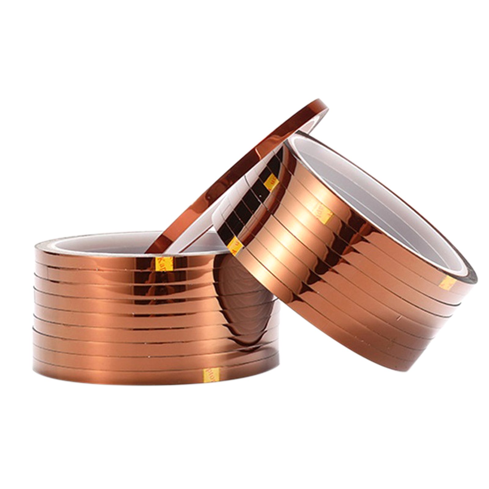 2PCS 100ft Polyimide Multiple Width Specification Heat Resistant Tape