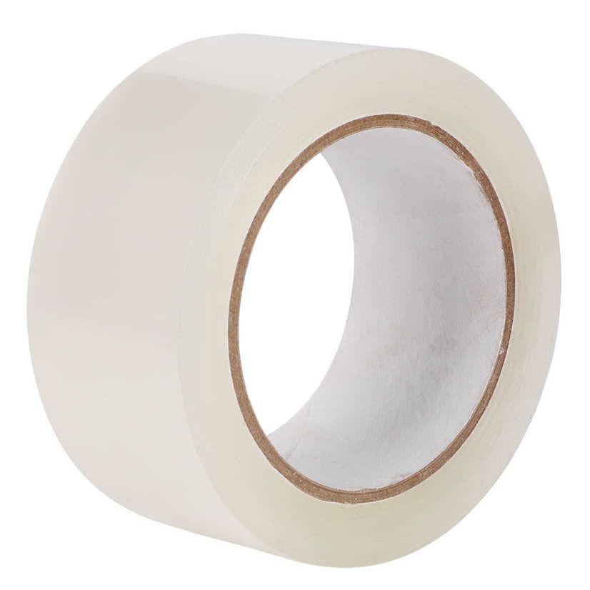 Adhesive Tape 2pcs Transparent Carton Sealing Tapes Parcel Packing Packaging 48mmx80m