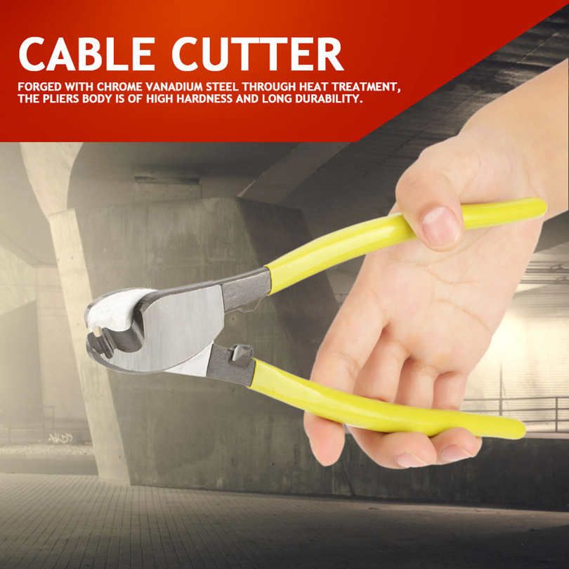 Cable Cutter RT-38 8” Chrome Vanadium Steel Wire Electric Cutting Pliers Hand Tool