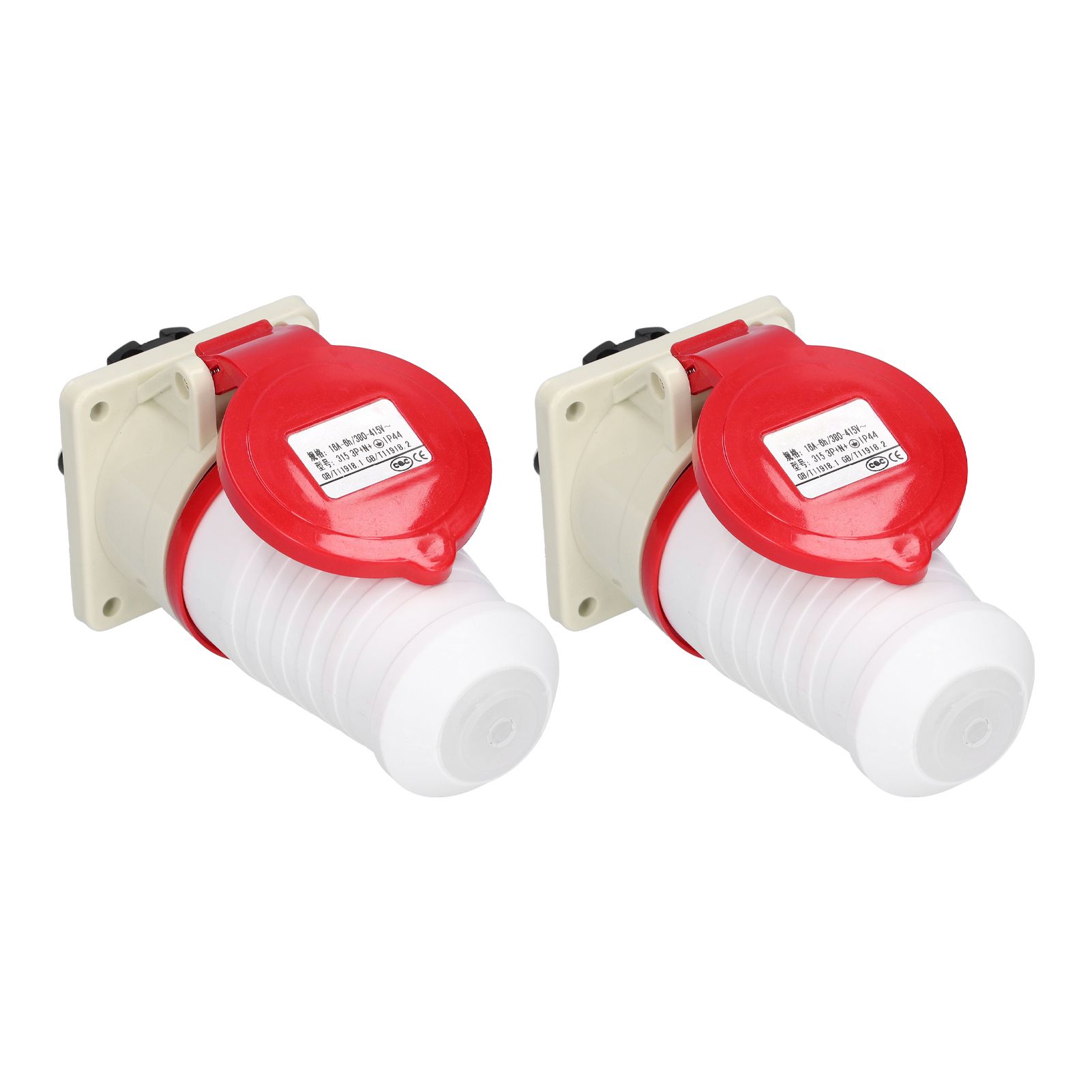 Buy Ying 2 Pcs 380V‑415V 16A Industrial Socket Connector Durable Power Circular for Industry Agriculture