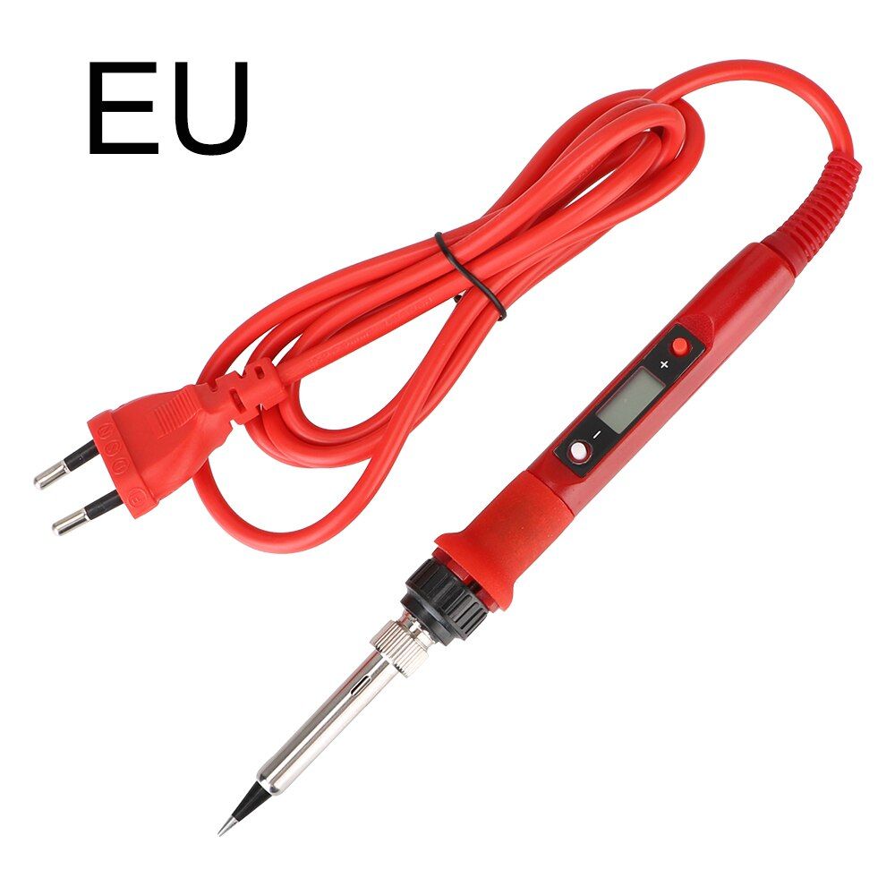 80W Welding Tool 180-480℃ Ceramic Heater Soldering Tips LCD Digital Display Temperature Adjustable Electric Soldering Iron