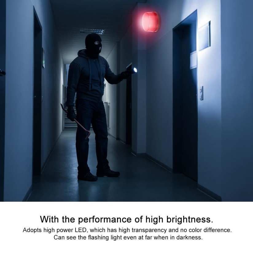 Red Emergency Strobe Safety LED Warning Signal Flashing Light High Brightness