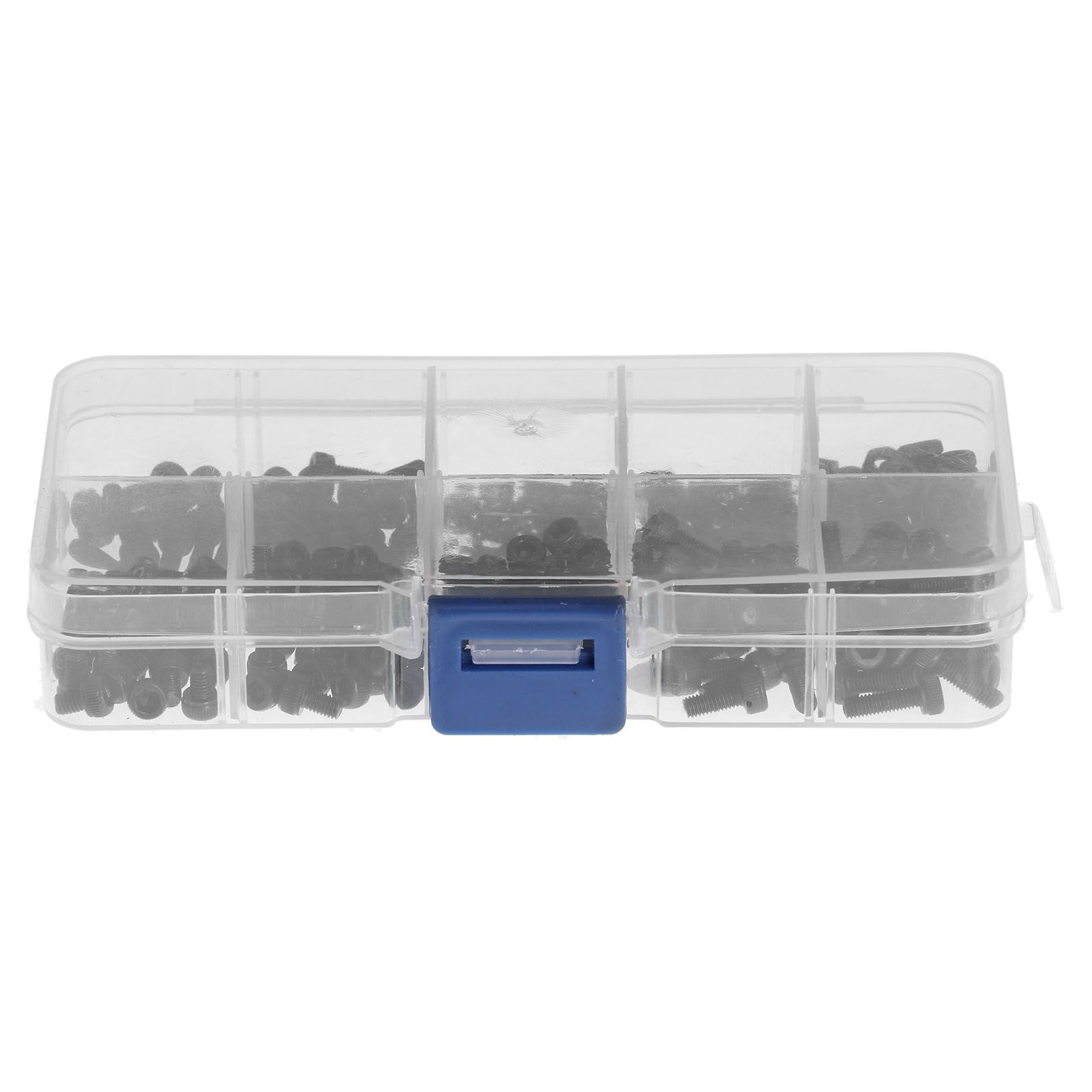 300Pcs Nut Assortment Kit Head M3 Hex Nuts Spring Washer CRY