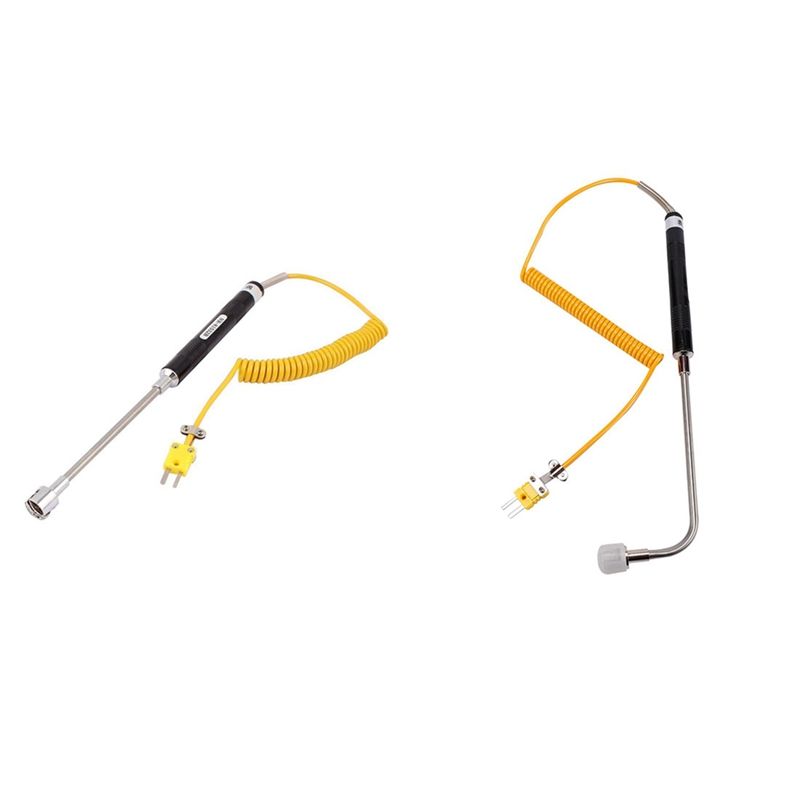 2pcs -50 to 500Deg/C K Type Handheld Surface Thermocouple Probe - NR-81532B & NR-81533B