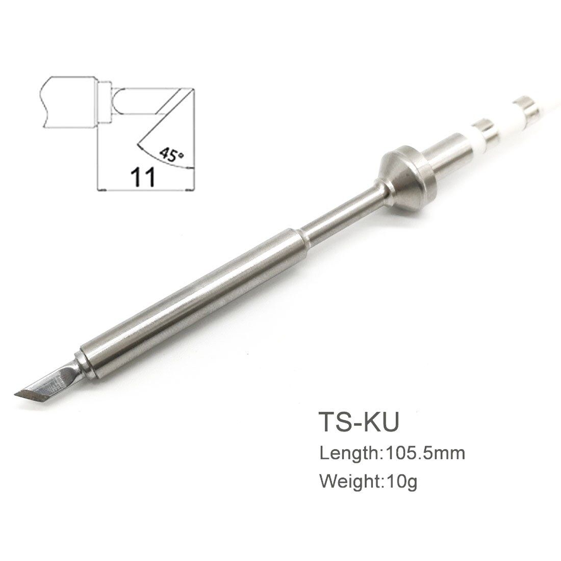 TS100 Electric Soldering Iron Tips Lead Free Replacement Various Models of Tip Electric Soldering Iron Tip TS-K/ KU/ BC2/ C4/ D2