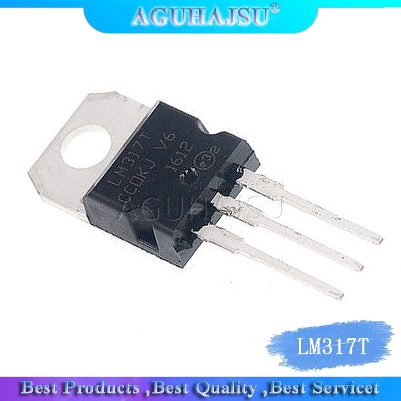 1pcs LM317T Three-terminal Regulator LM317 Adjustable 1.2~37V Transistor TO-220