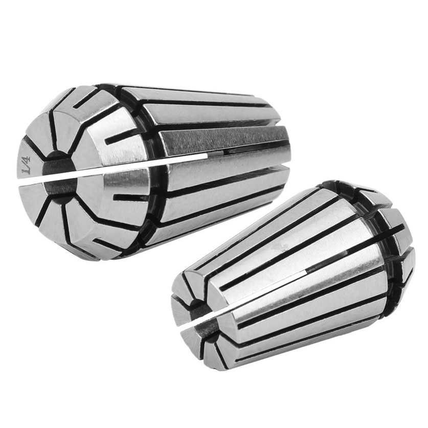 ER20‑6.5mm Spring Collet 2Pcs CNC Milling Lathe High Speed Engraving Tool for 1/2 Extension Rod