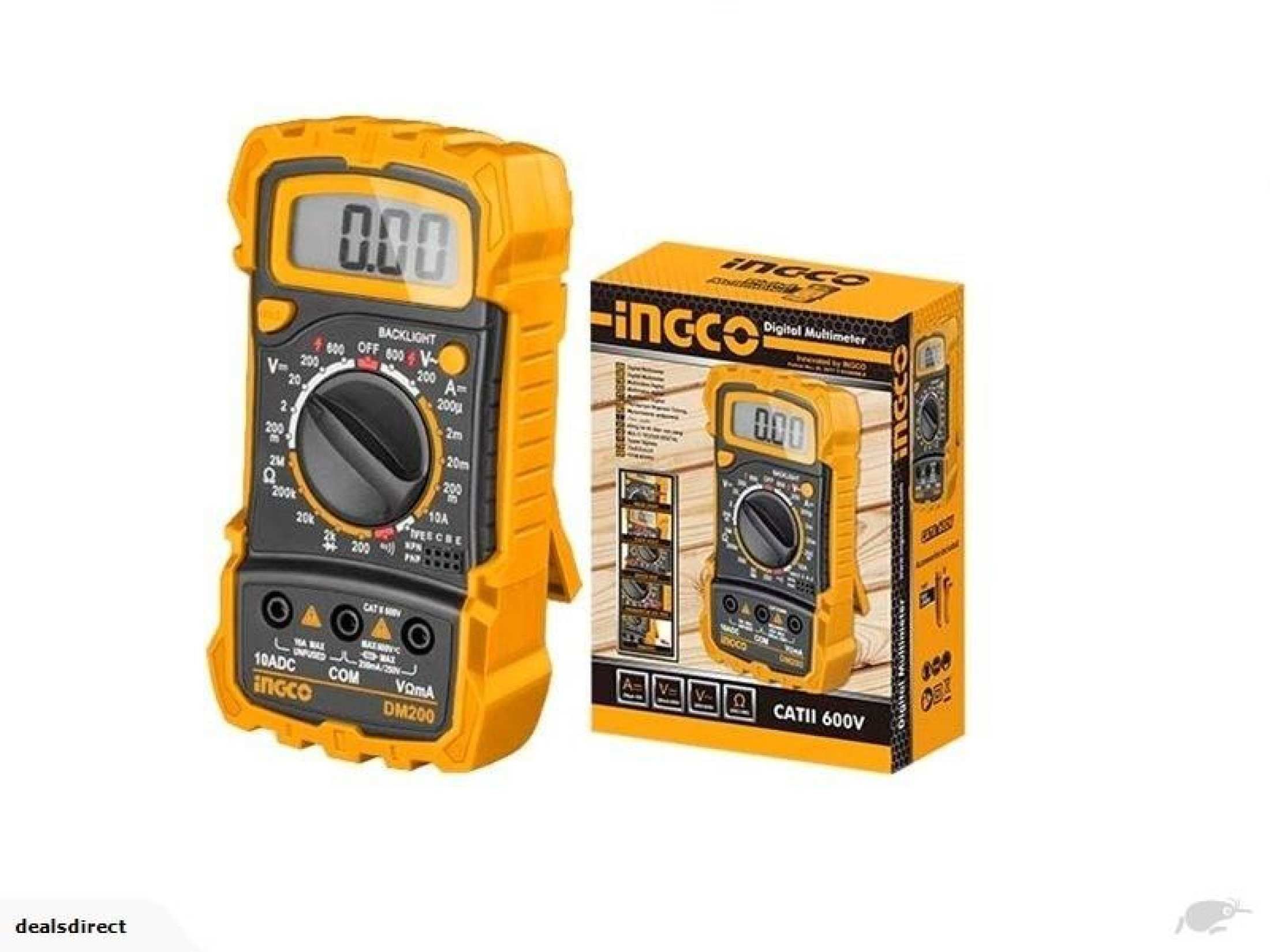 DIGITAL MULTIMETER 1999 COUNTS, LCD DISPLAY-DM200SB