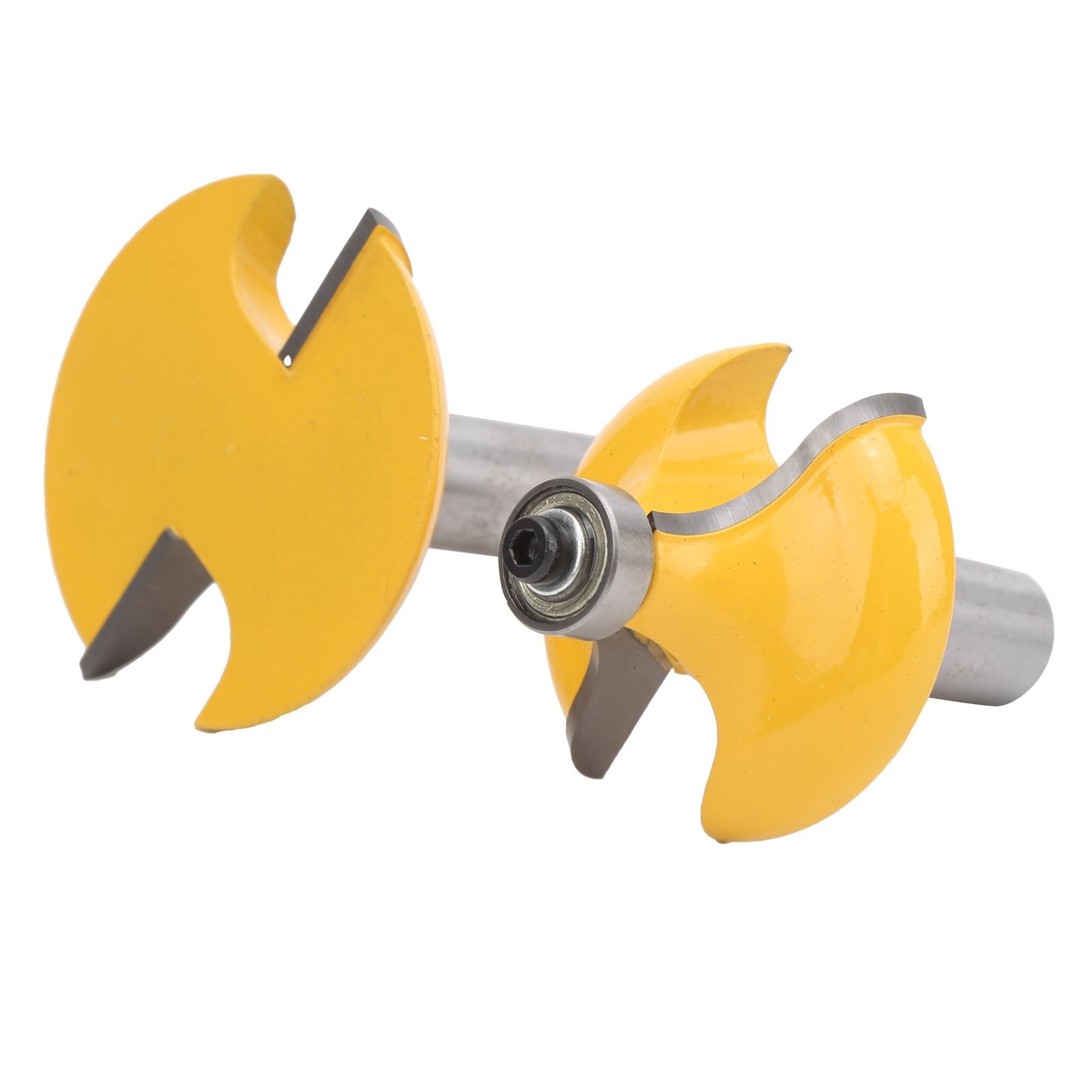 2Pcs Handrail Router Bit 8 Shank Door Frame Tenon Milling Cutter Woodworking HQ